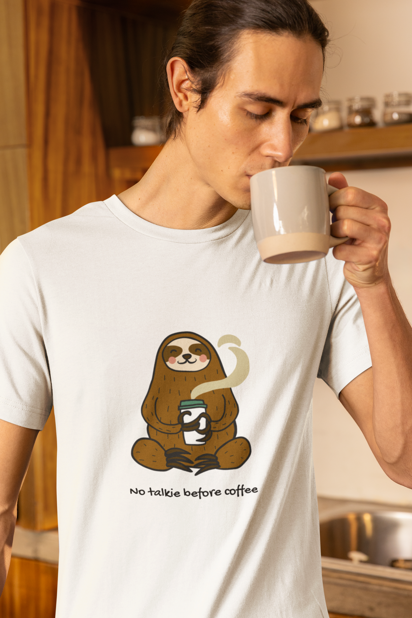 No Talkie Before Coffee - T-shirt