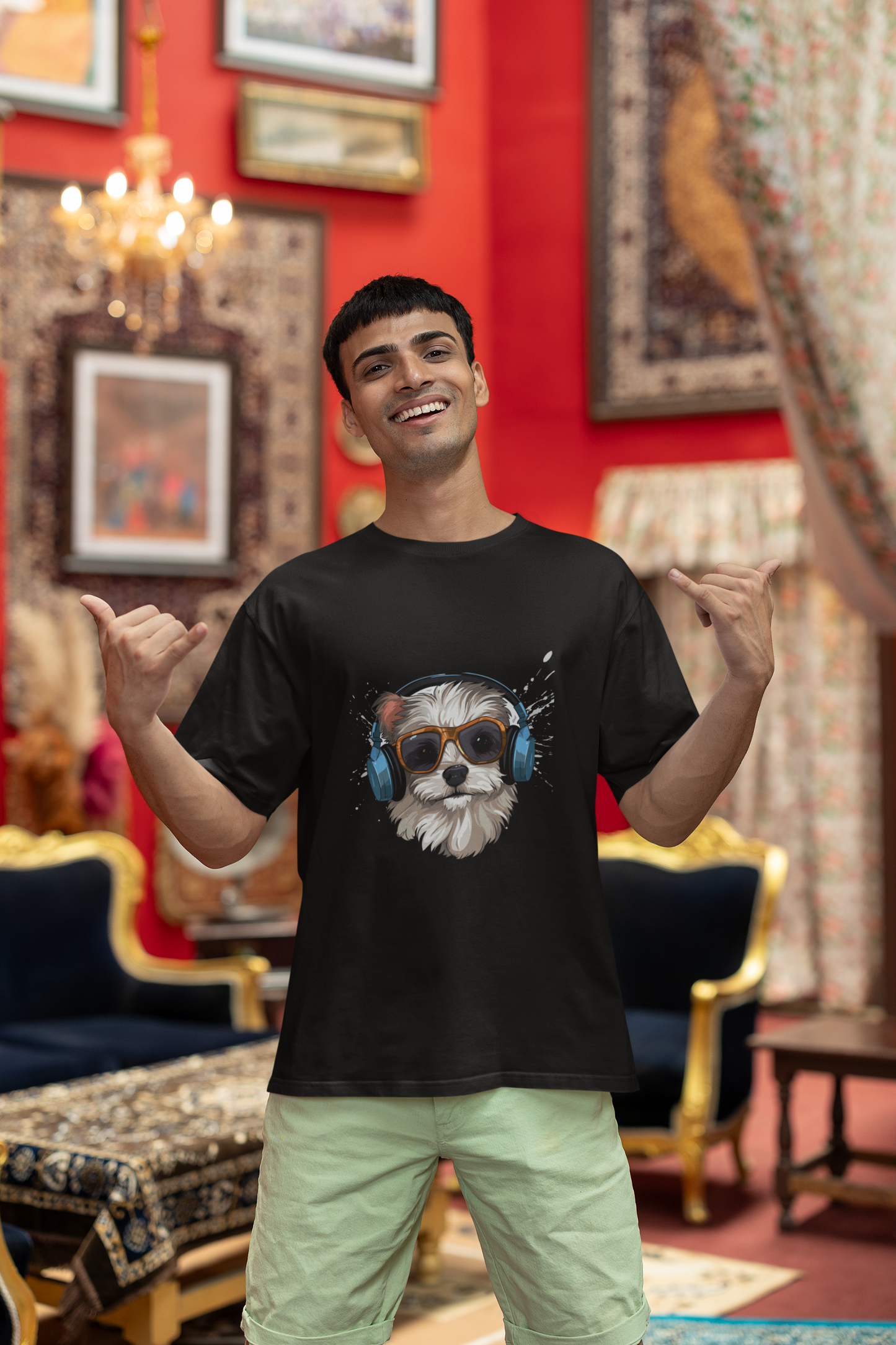 Dj Puppy - Unisex Oversized T-Shirt