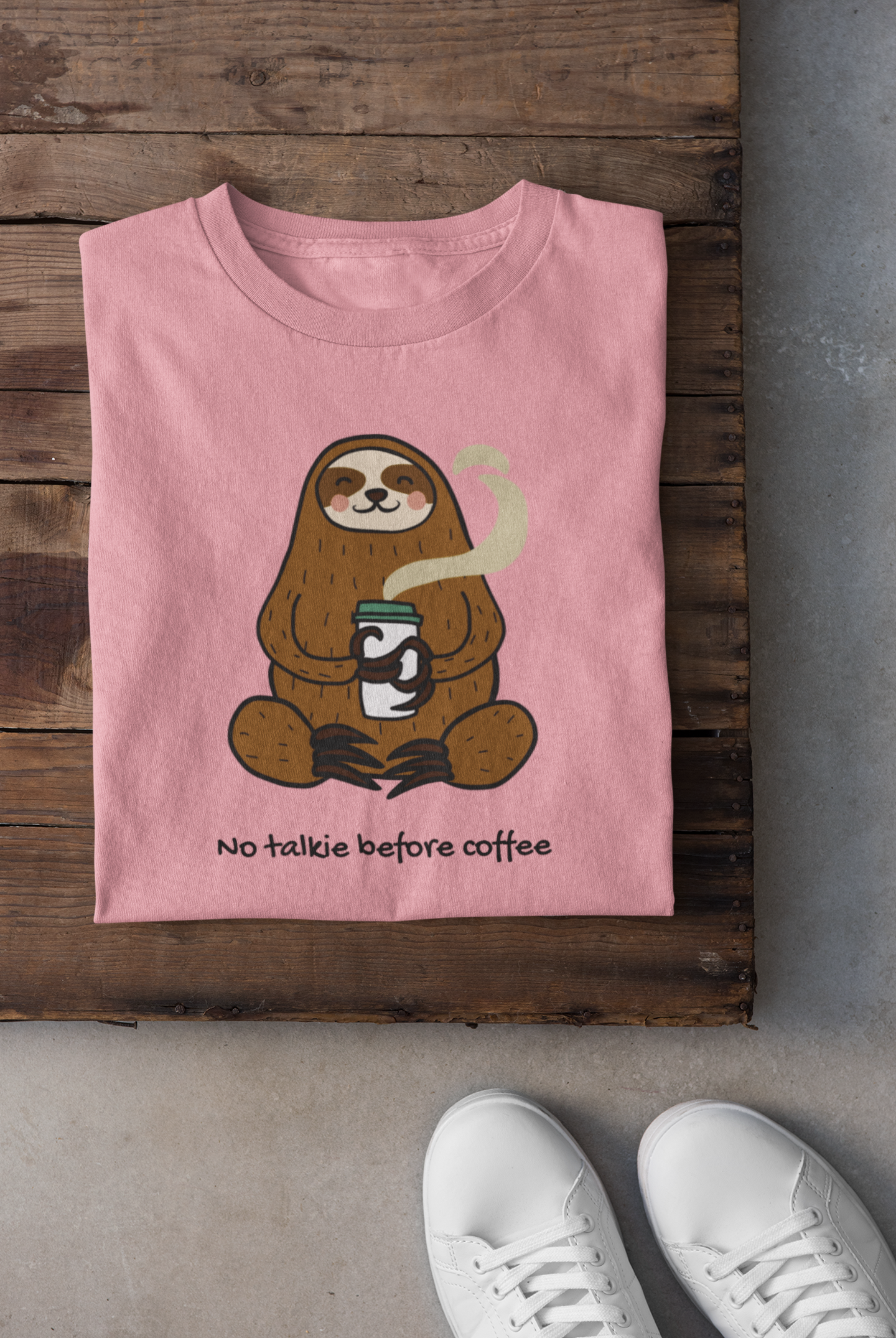 No Talkie Before Coffee - T-shirt