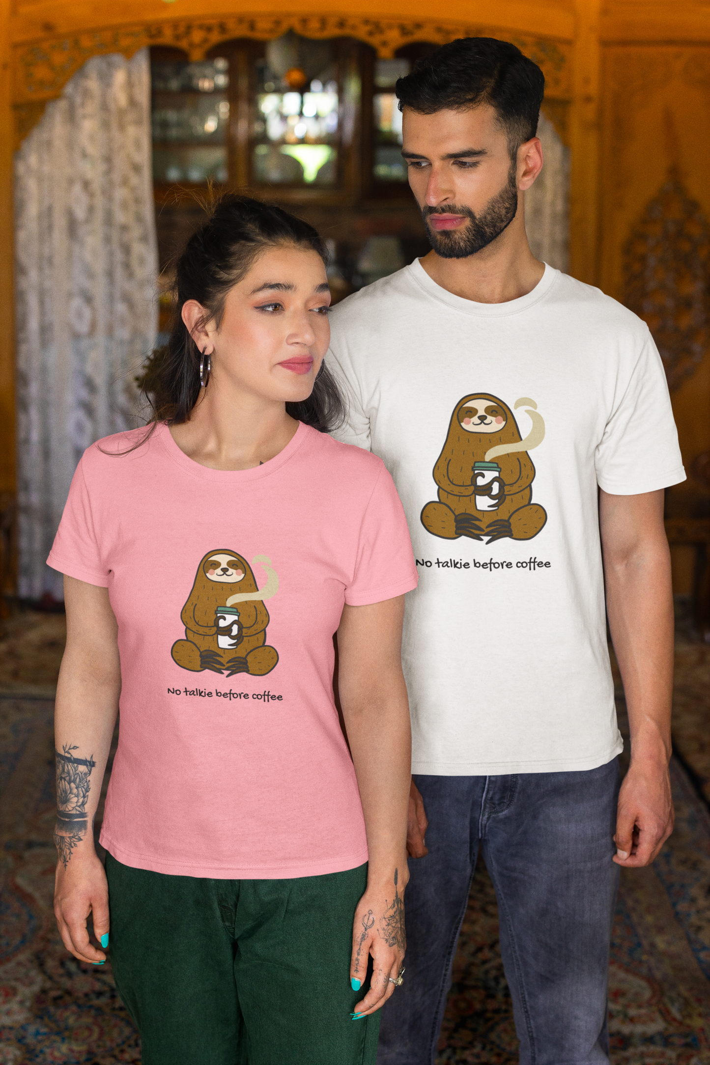No Talkie Before Coffee - T-shirt