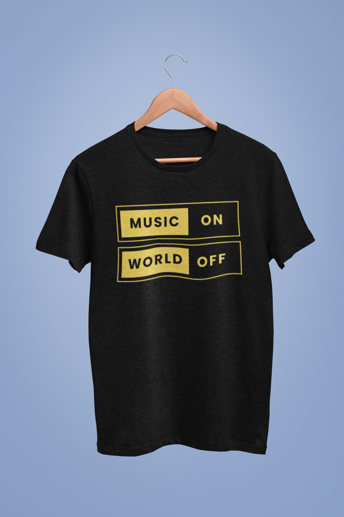 Music On, World Off - T-shirt