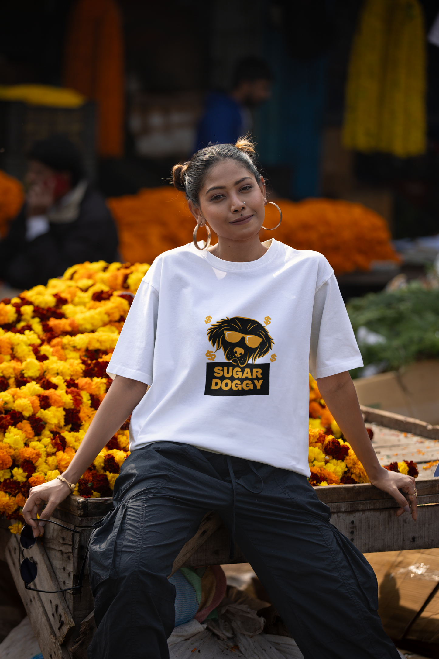 Sugar Doggy - Unisex Oversized Standard T-Shirt