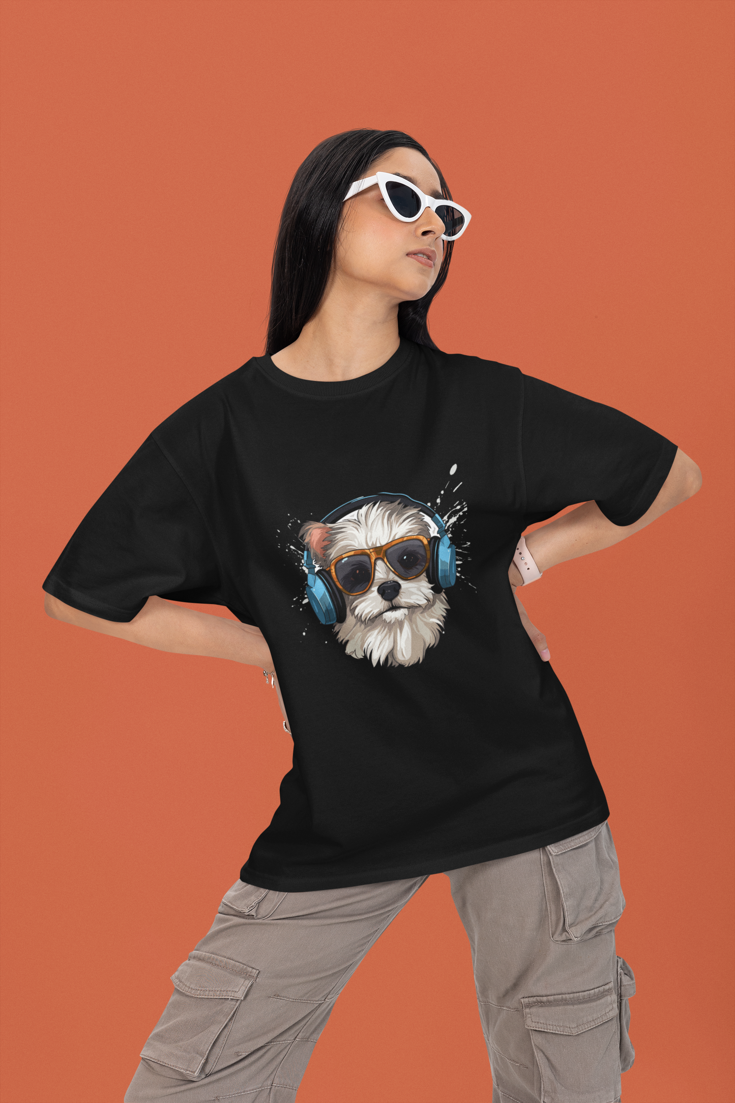 Dj Puppy - Unisex Oversized T-Shirt