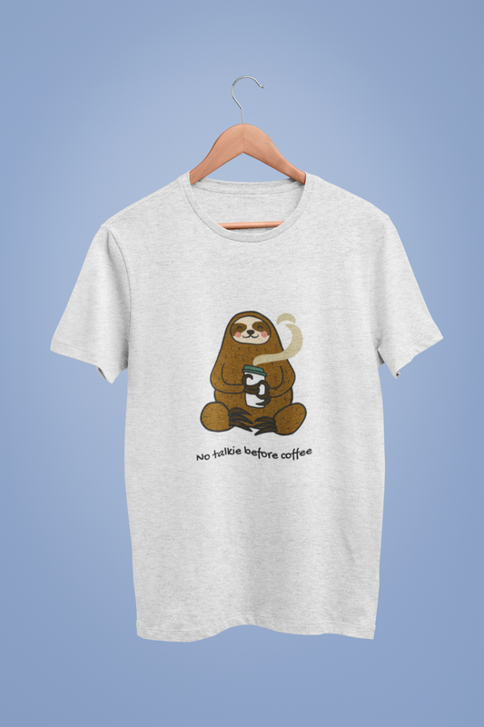No Talkie Before Coffee - T-shirt